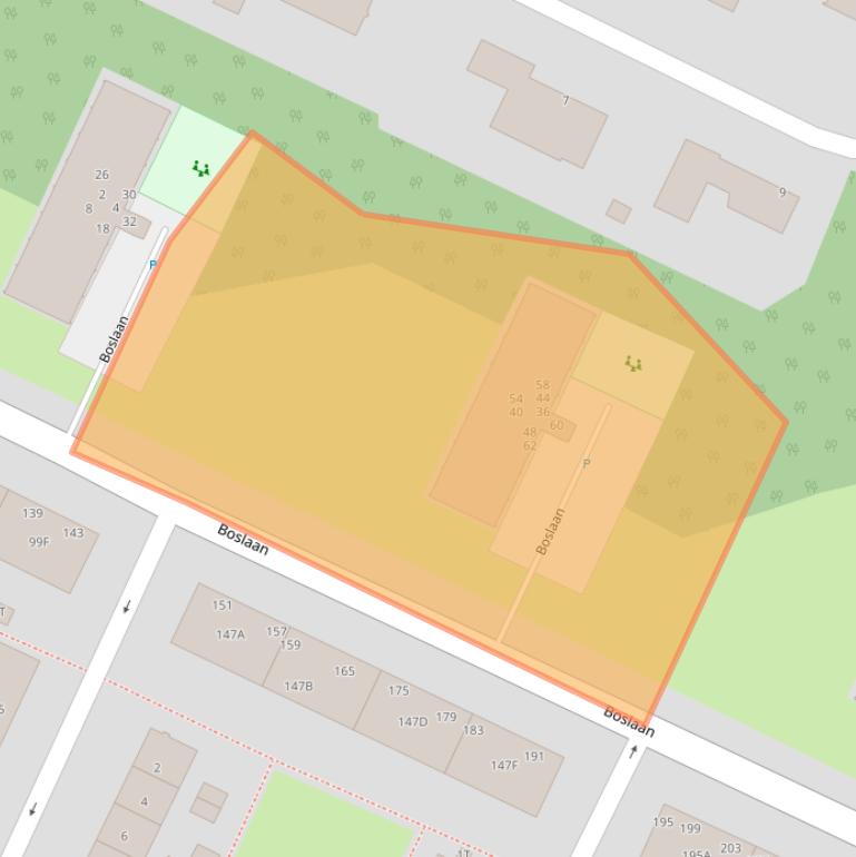 Kaart van postcodegebied 2224HJ.