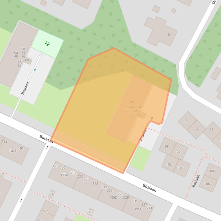 Kaart van postcodegebied 2224HK.