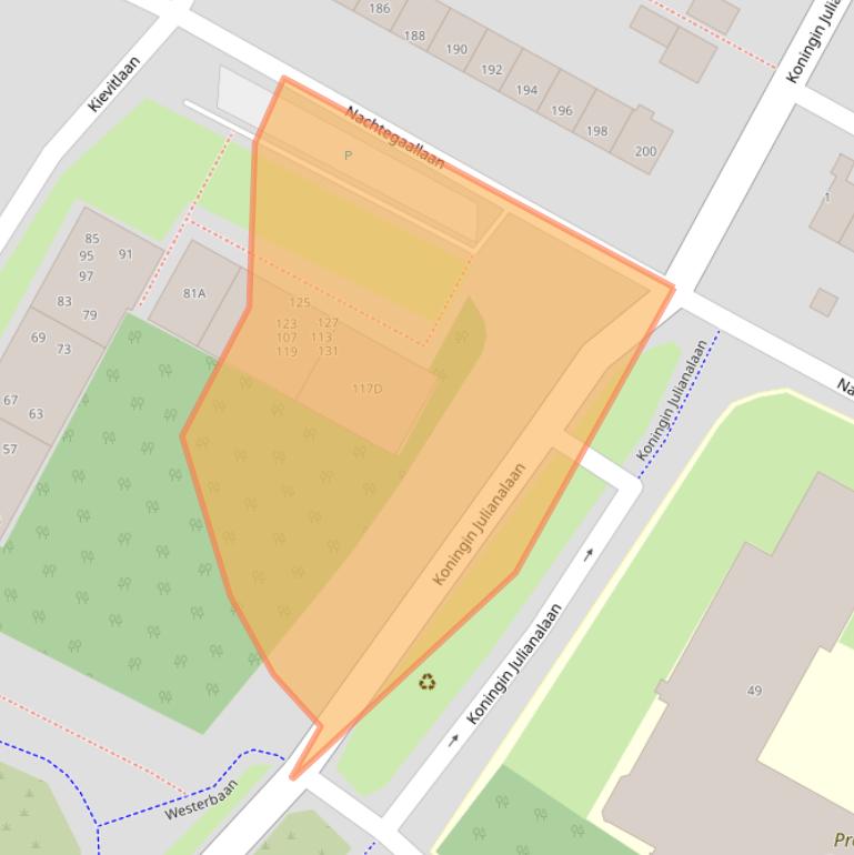 Kaart van postcodegebied 2224JG.