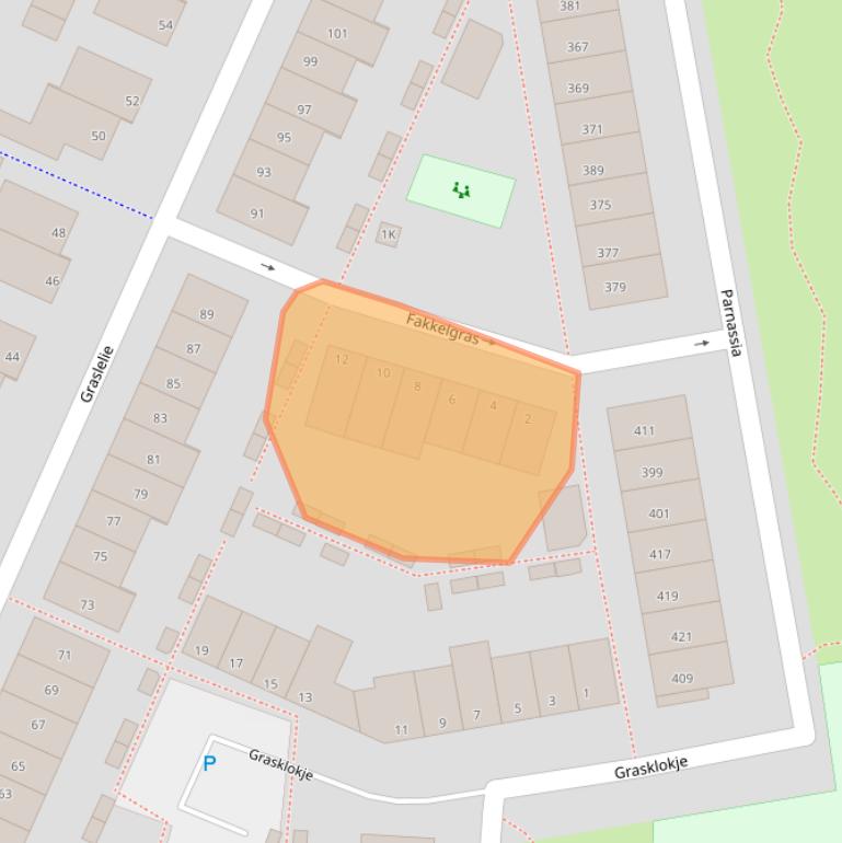 Kaart van postcodegebied 2224JT.