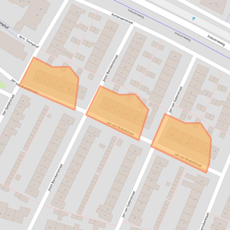 Kaart van postcodegebied 2224RM.