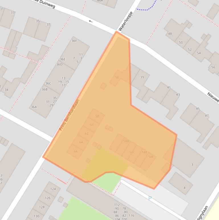 Kaart van postcodegebied 2224VG.