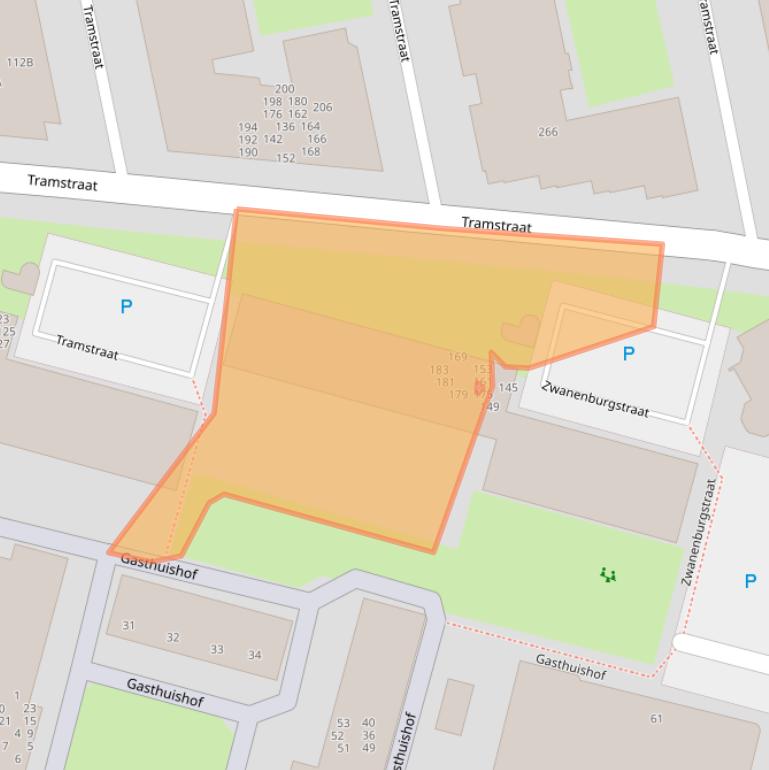 Kaart van postcodegebied 2225CJ.