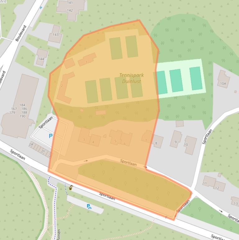 Kaart van postcodegebied 2225JM.