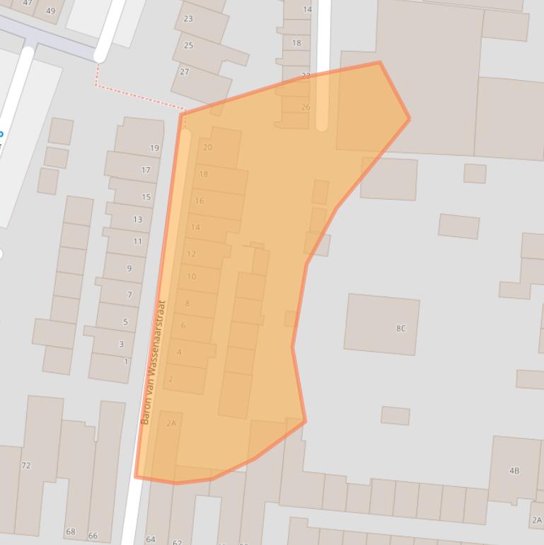 Kaart van postcodegebied 2231CH.