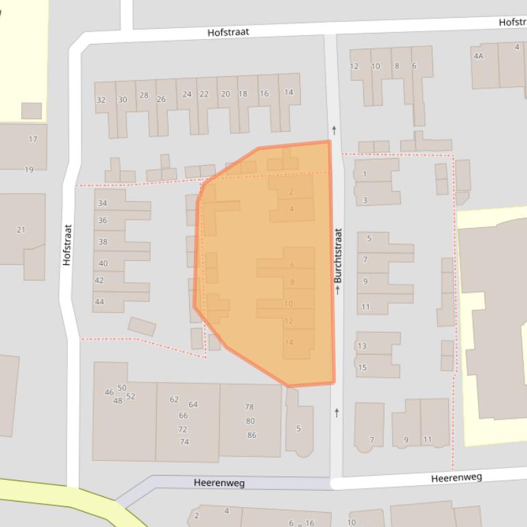 Kaart van postcodegebied 2231CV.