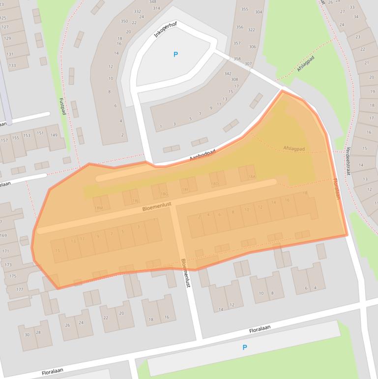 Kaart van postcodegebied 2231DD.