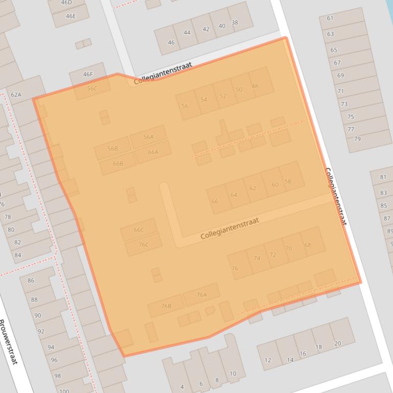 Kaart van postcodegebied 2231HL.