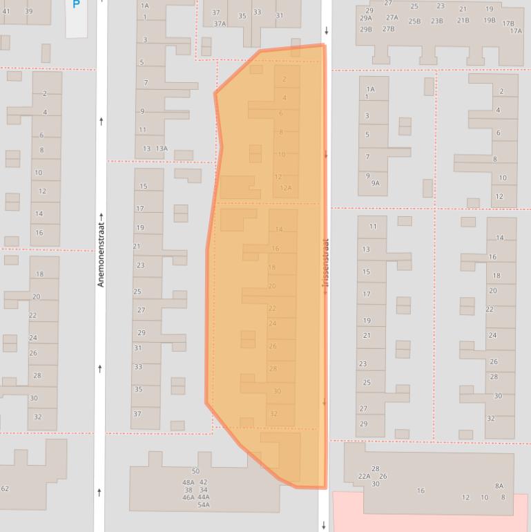 Kaart van postcodegebied 2231KL.