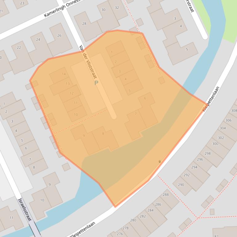 Kaart van postcodegebied 2231LG.