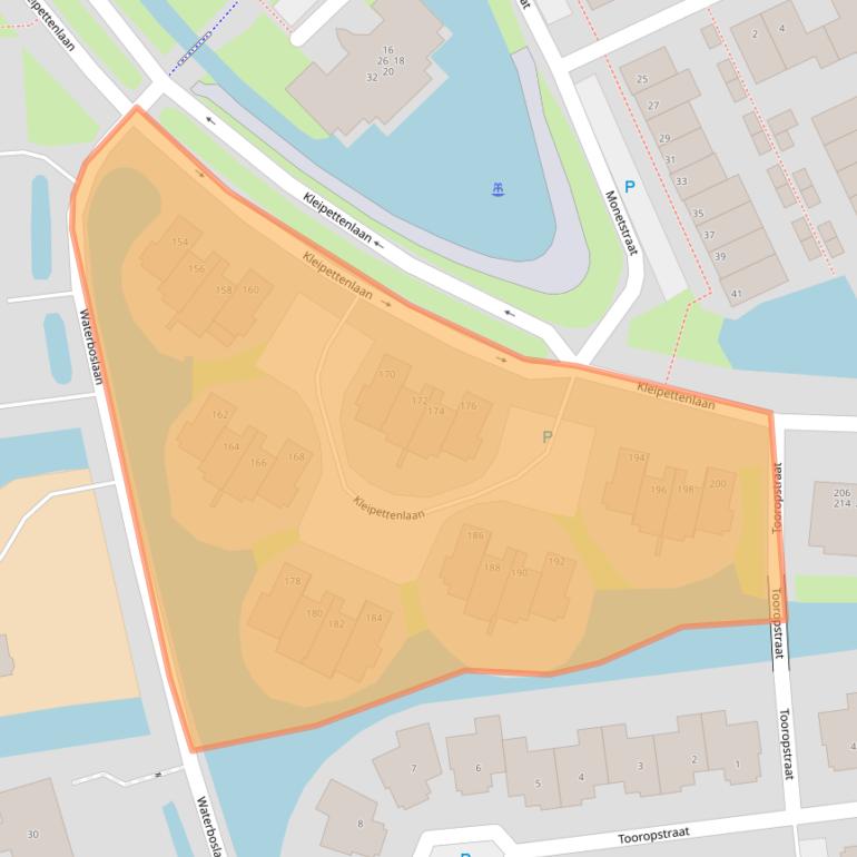 Kaart van postcodegebied 2231MD.