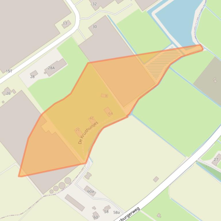 Kaart van postcodegebied 2231PR.