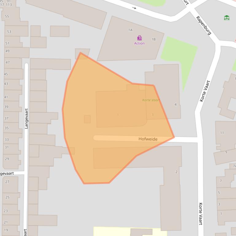 Kaart van postcodegebied 2231ST.