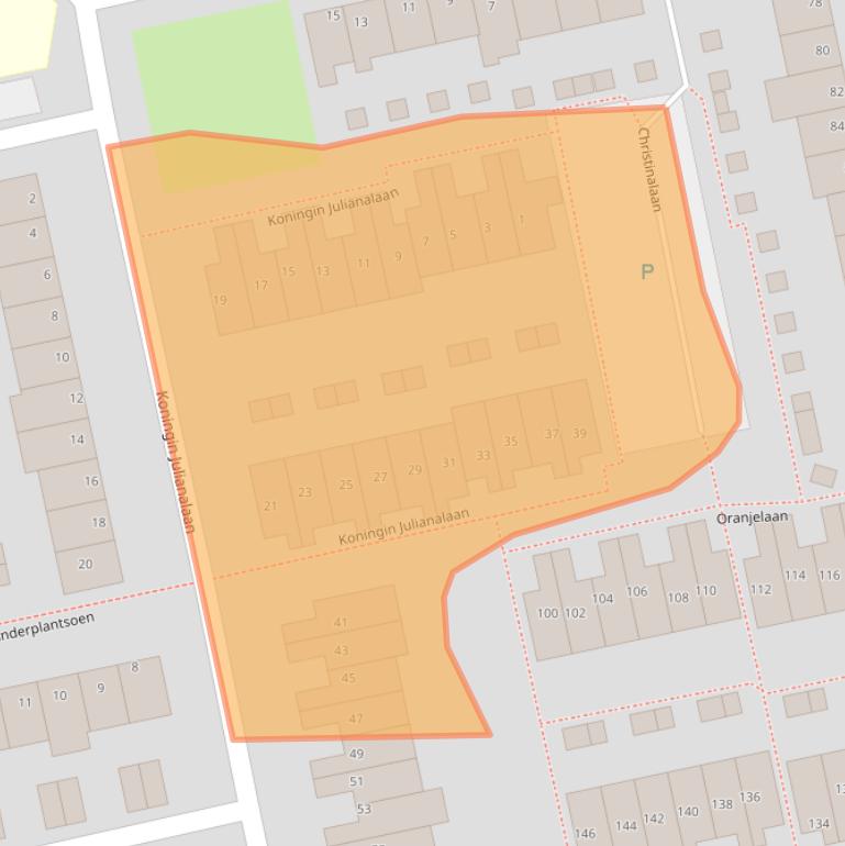 Kaart van postcodegebied 2231VA.