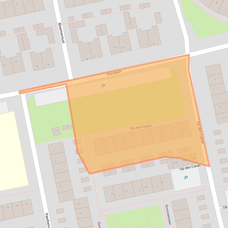 Kaart van postcodegebied 2231ZX.
