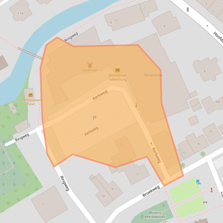 Kaart van postcodegebied 2235BC.