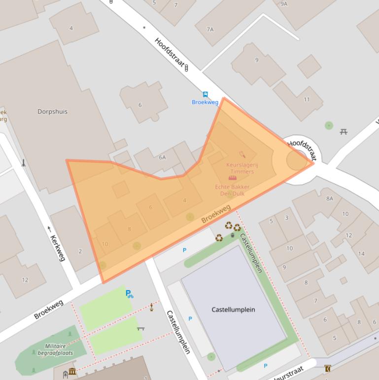 Kaart van postcodegebied 2235BJ.