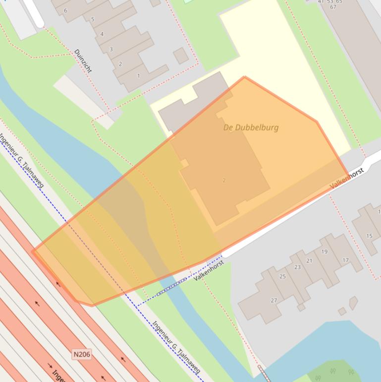 Kaart van postcodegebied 2235BW.