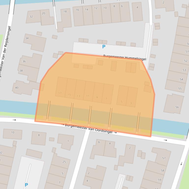 Kaart van postcodegebied 2235TL.