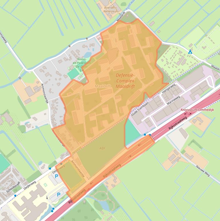 Kaart van postcodegebied 2241BP.