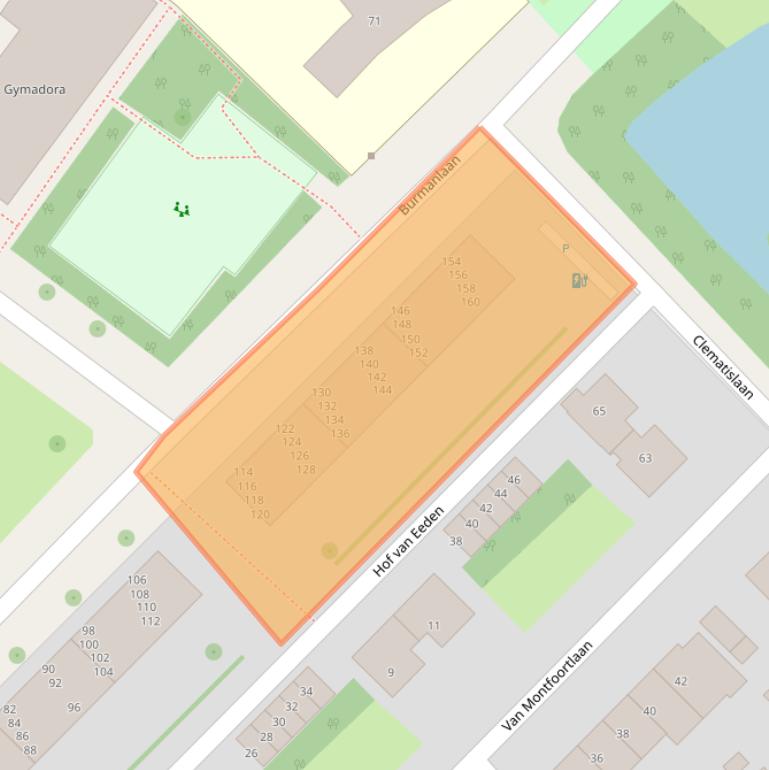 Kaart van postcodegebied 2241JJ.