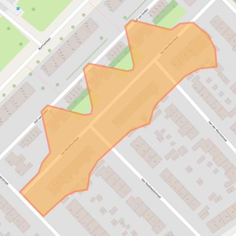 Kaart van postcodegebied 2241JK.