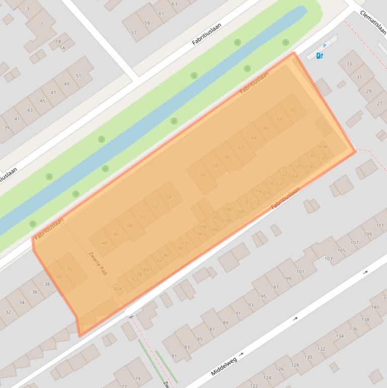 Kaart van postcodegebied 2241JV.