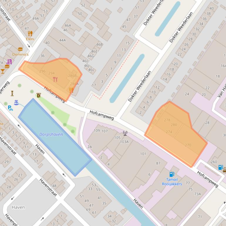 Kaart van postcodegebied 2241KM.