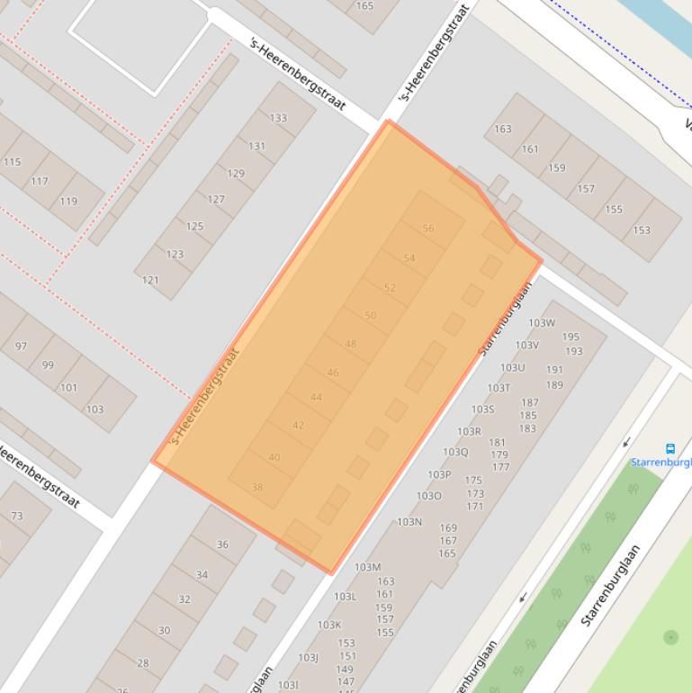 Kaart van postcodegebied 2241PH.