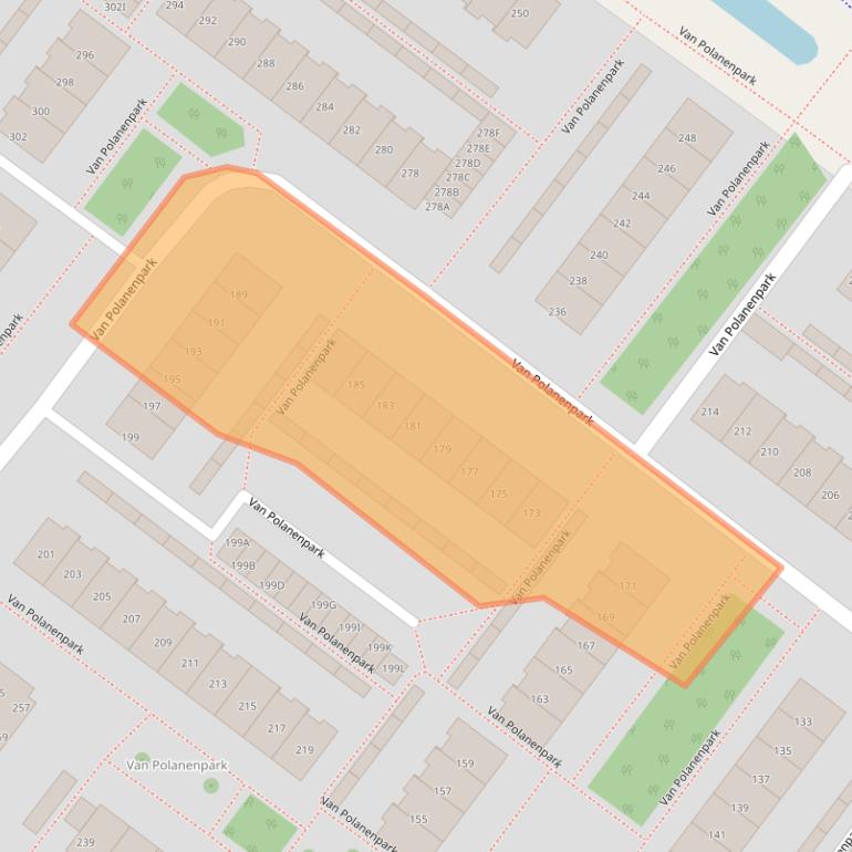 Kaart van postcodegebied 2241SK.