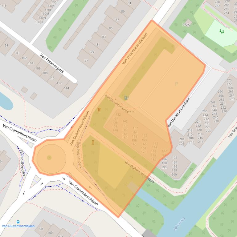 Kaart van postcodegebied 2241SX.