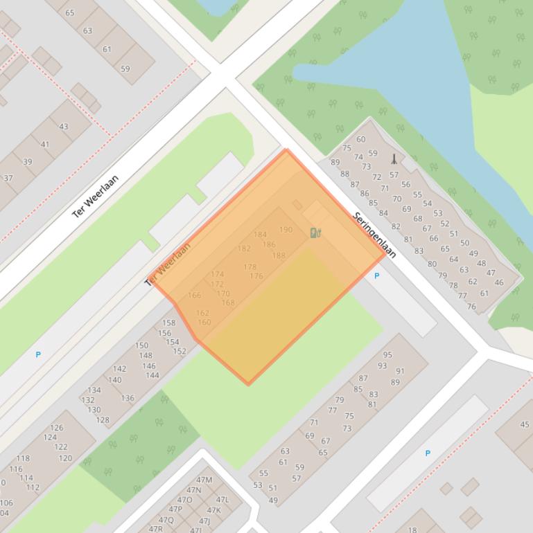 Kaart van postcodegebied 2241VG.