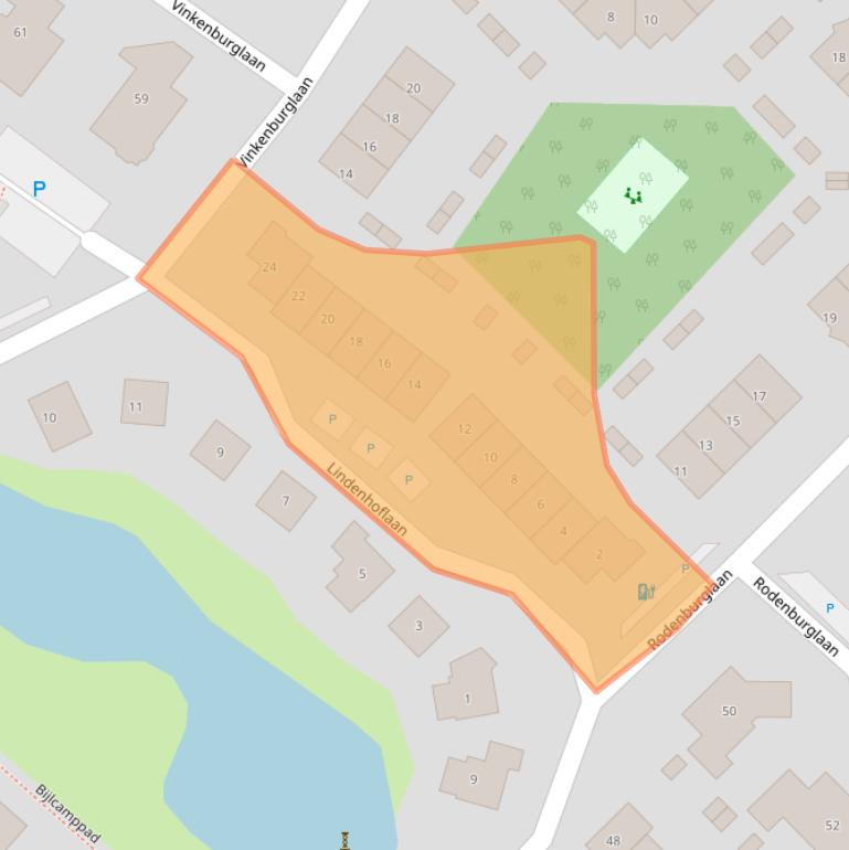 Kaart van postcodegebied 2241WR.