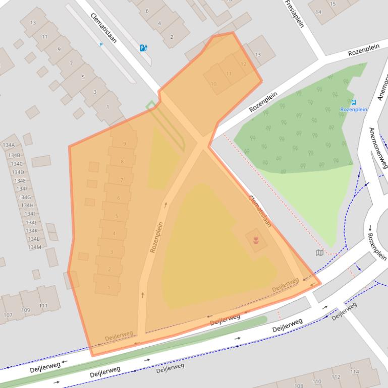 Kaart van postcodegebied 2241XT.