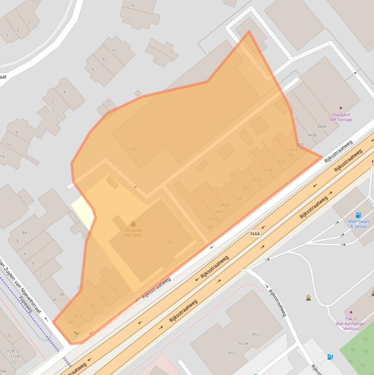 Kaart van postcodegebied 2242AC.