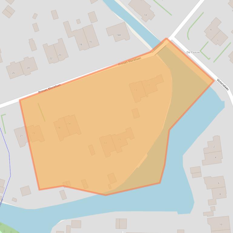 Kaart van postcodegebied 2242CH.