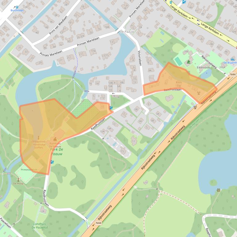 Kaart van postcodegebied 2242CP.