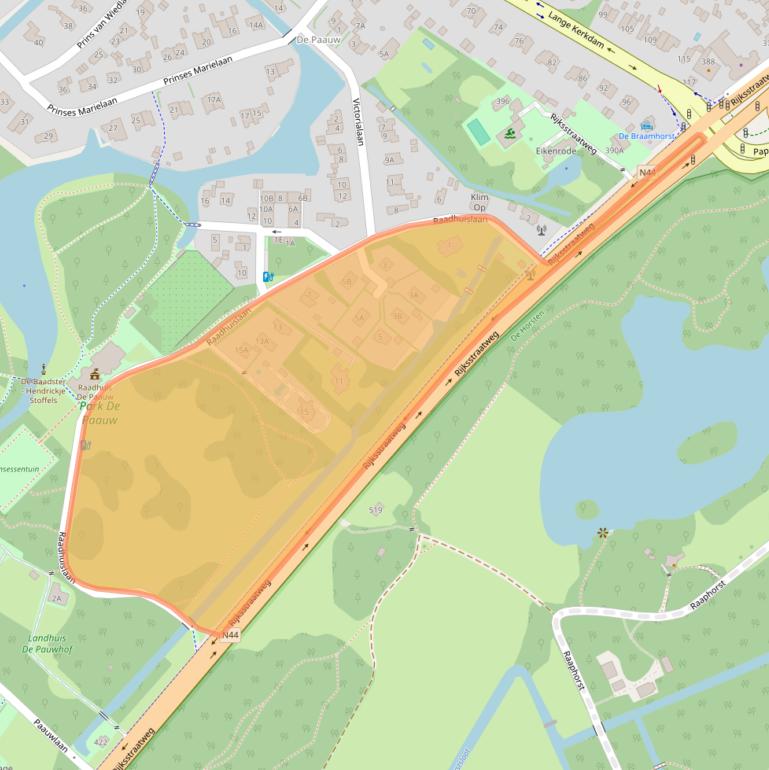 Kaart van postcodegebied 2242CR.