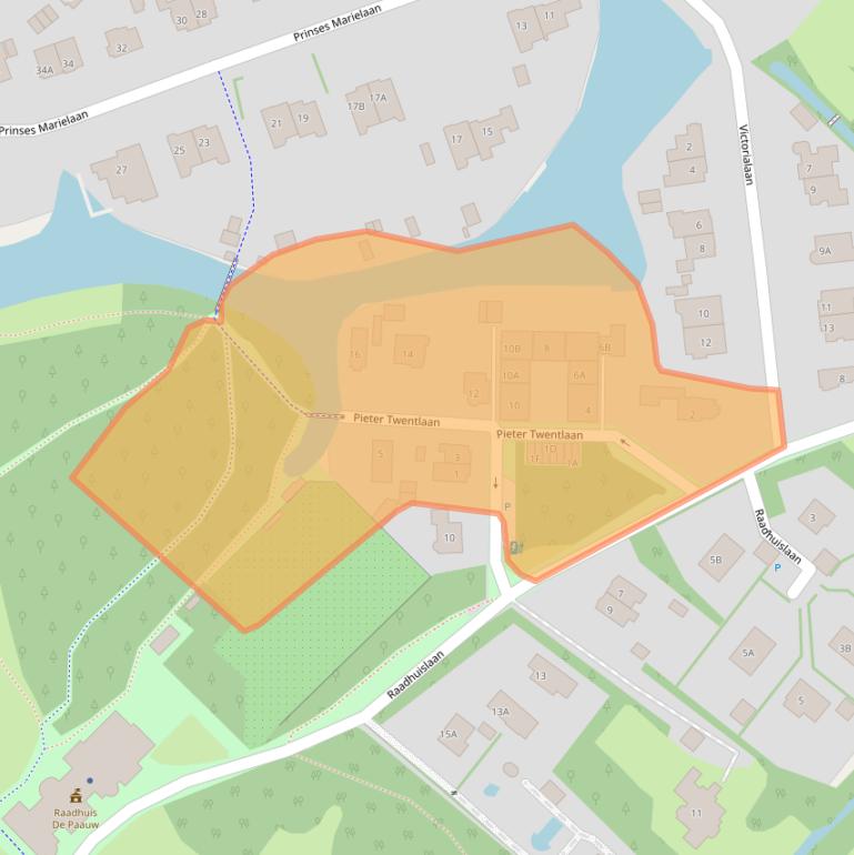 Kaart van postcodegebied 2242CS.