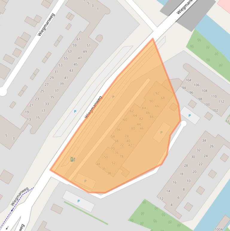 Kaart van postcodegebied 2242DA.