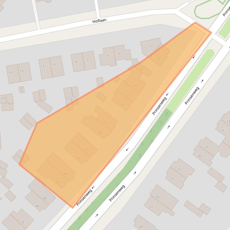 Kaart van postcodegebied 2242EG.