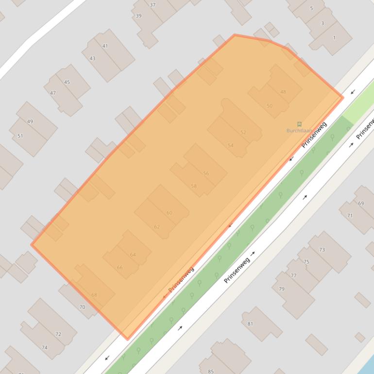 Kaart van postcodegebied 2242EJ.