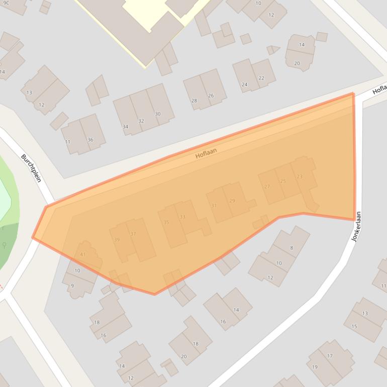 Kaart van postcodegebied 2242EM.