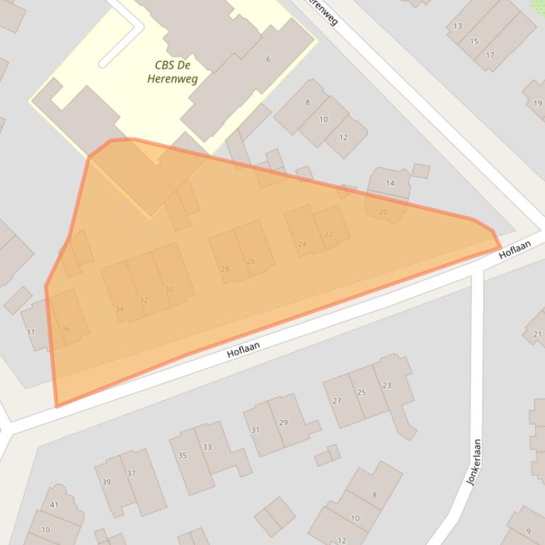 Kaart van postcodegebied 2242EP.