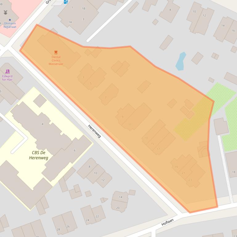 Kaart van postcodegebied 2242ER.