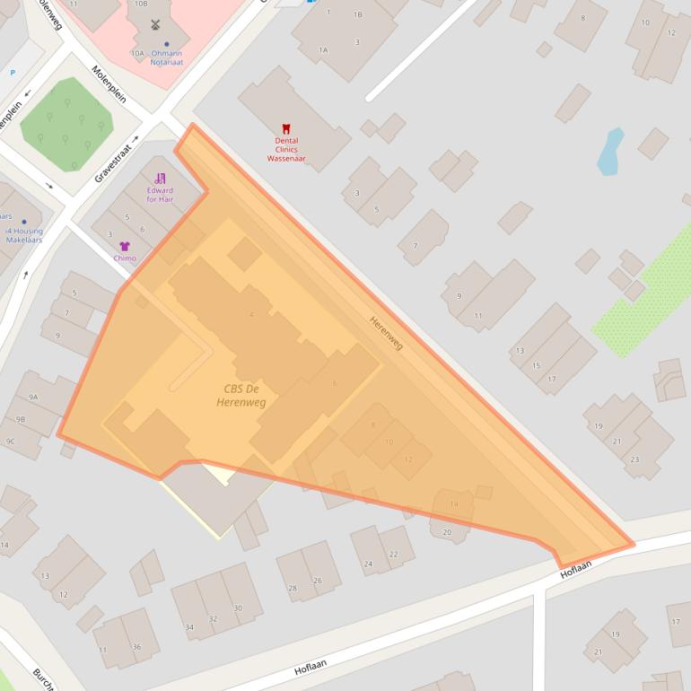 Kaart van postcodegebied 2242ES.