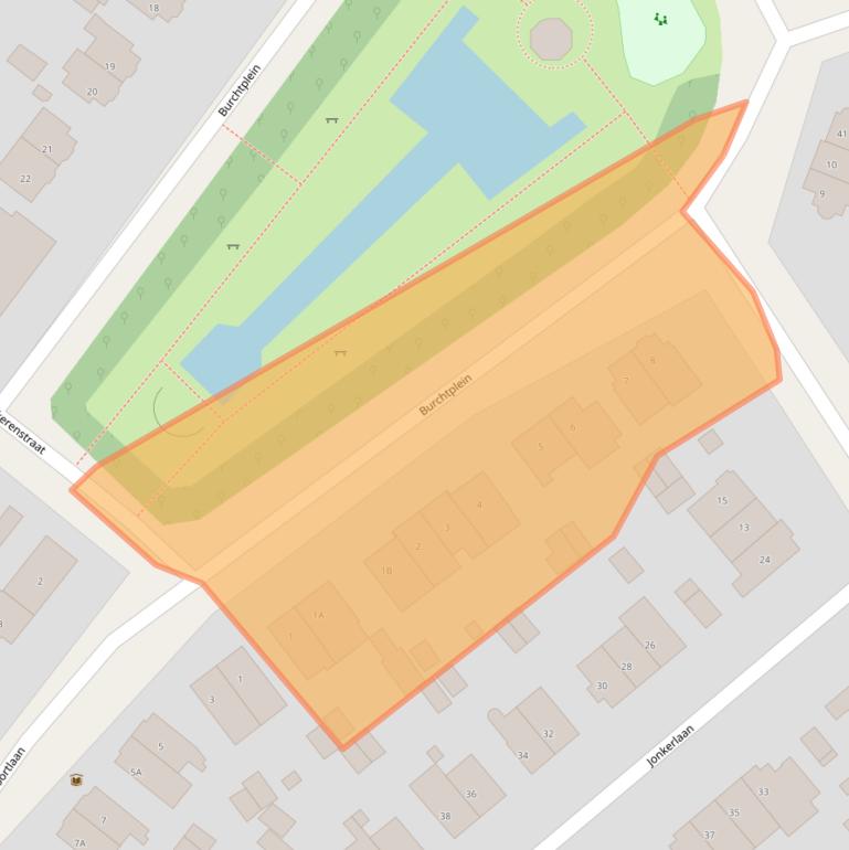 Kaart van postcodegebied 2242GK.