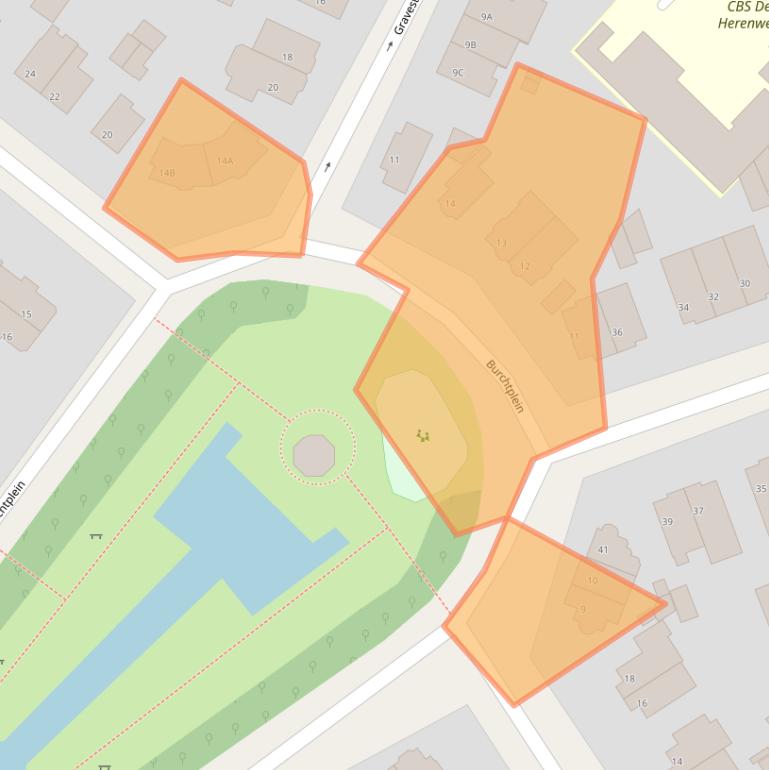 Kaart van postcodegebied 2242GL.