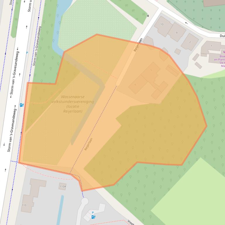 Kaart van postcodegebied 2242JM.