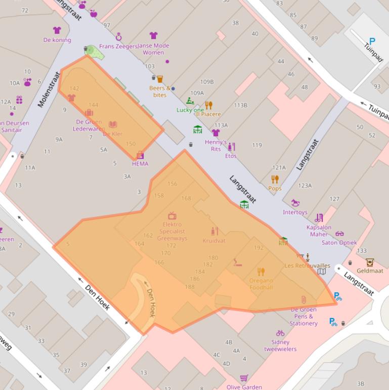 Kaart van postcodegebied 2242JZ.